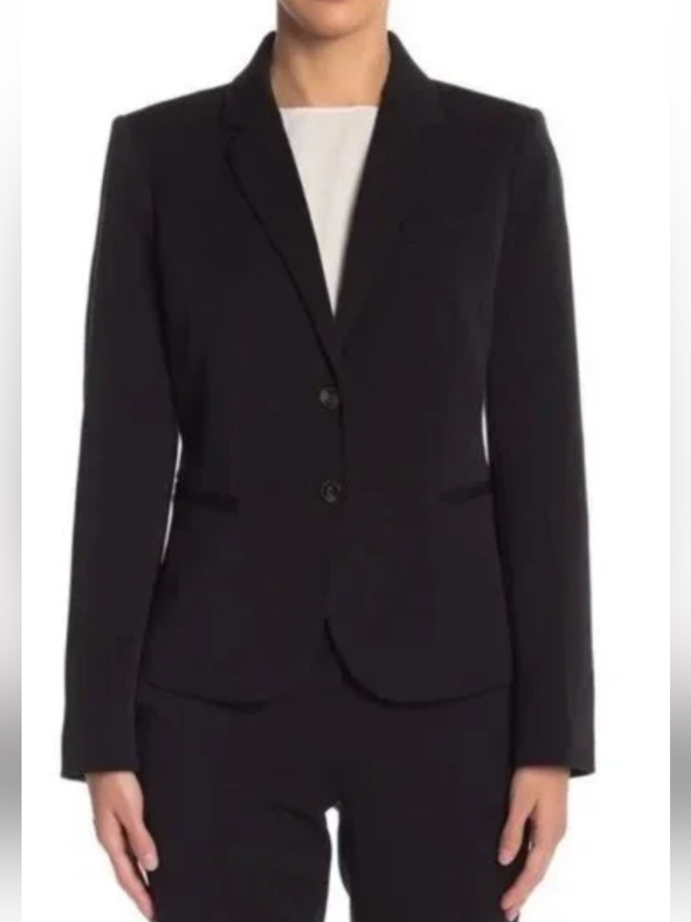 J. Crew Black Schoolboy Blazer Jacket Women's XXL Stretch Office Career Tailored